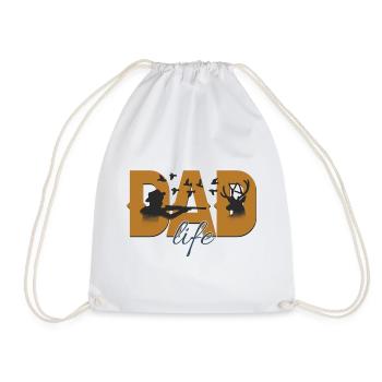 chasse, chasseur, j'aime la chasse - Sac de sport léger - blanc - Devant