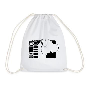 Continental Bulldog Profil Chiens Chien Wilsigns - Sac de sport léger - blanc - Devant