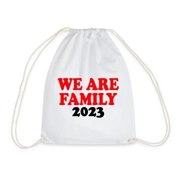 We are family 2023 - Sac de sport léger - blanc - Devant