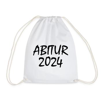 Abitur 2024 - Turnbeutel - Weiß - Vorne
