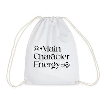 Main_Character_Energy_Positive_smile - Sac de sport léger - blanc - Devant