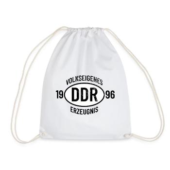 DDR Geburtstag Shirt, Hoodie, Tasse Jahrgang 1996 - Turnbeutel - Weiß - Vorne