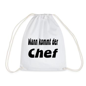 patron - Sac de sport léger - blanc - Devant