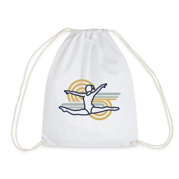 Gymnastics in the solar circle - Drawstring Bag - white - Front