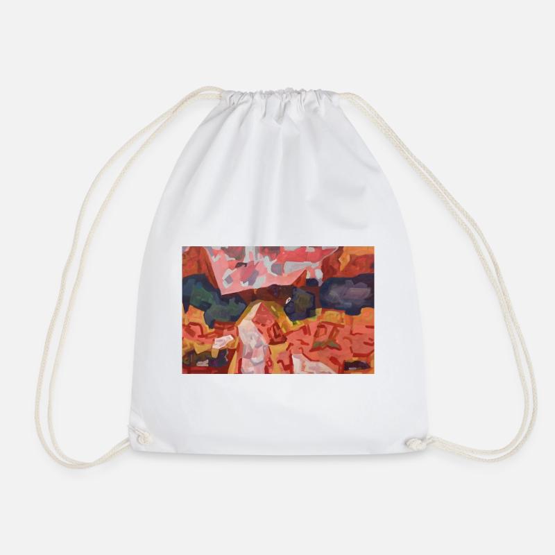 Feu de couleur abstraite - Sac de sport léger - blanc