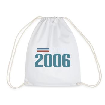 Tee 20 Years Space Born 2006 - Drawstring Bag - white - Front