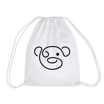 Petit Ours - Symbole - Sac de sport léger - blanc - Devant