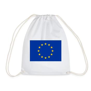 EU-Flagge - Turnbeutel - Weiß - Vorne