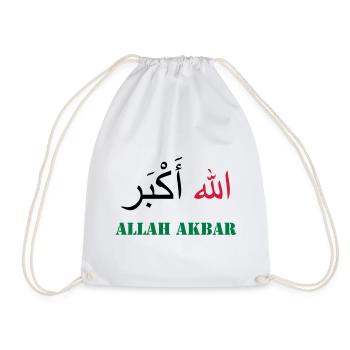Allah Akbar - Sac de sport léger - blanc - Devant