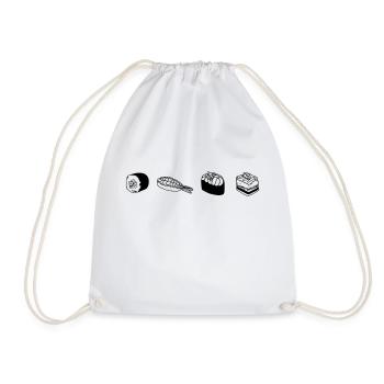 Sushi - Sac de sport léger - blanc - Devant