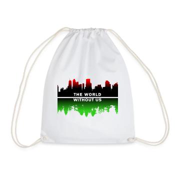 planet Earth - Drawstring Bag - white - Front