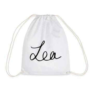 Leah - Drawstring Bag - white - Front