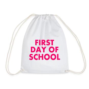 First day of school - Sac de sport léger - blanc - Devant