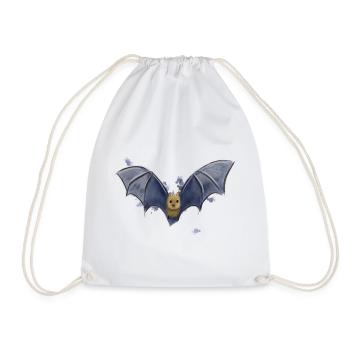 Chauve-souris - Sac de sport léger - blanc - Devant