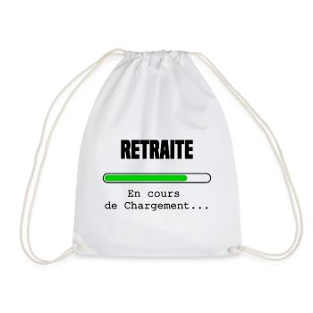 Retraite en cours de chargement - Sac de sport léger - blanc - Devant