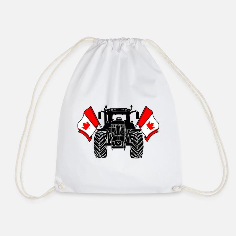 Tracteur Two Flags Canada - Sac de sport léger - blanc