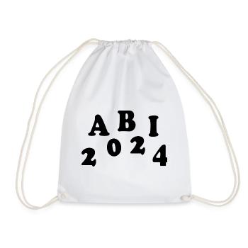 Abi 2024 - Turnbeutel - Weiß - Vorne