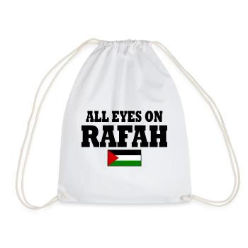 all eyes on rafah - Sac de sport léger - blanc - Devant