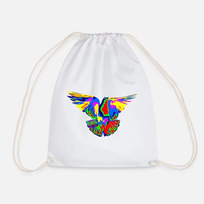 pride bird - Turnbeutel - Weiß