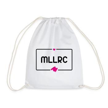 Mallorca "MLLRC" mit Herz und Landkarte - Turnbeutel - Weiß - Vorne