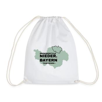 Niederbayern | REGEN - Turnbeutel - Weiß - Vorne