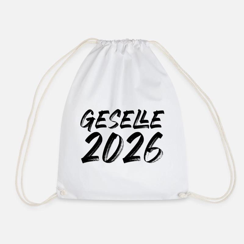 Geselle 2026 - Turnbeutel - Weiß