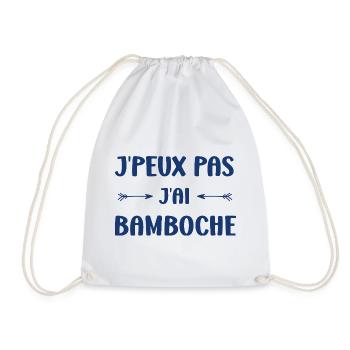 I can't, I messed up - Drawstring Bag - white - Front