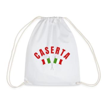 Caserta Italian Flags - Drawstring Bag - white - Front