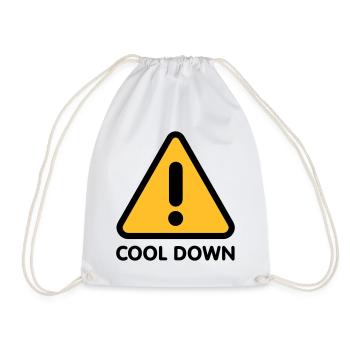 Cool down | Runter kommen - Sac de sport léger - blanc - Devant