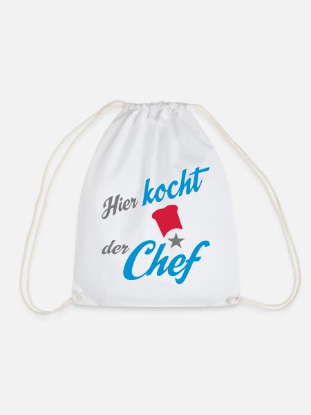 Hobbykoch - Turnbeutel - Weiß