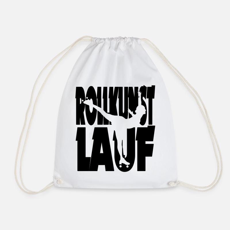 Rollkunstlauf Schnitt 1 - Turnbeutel - Weiß