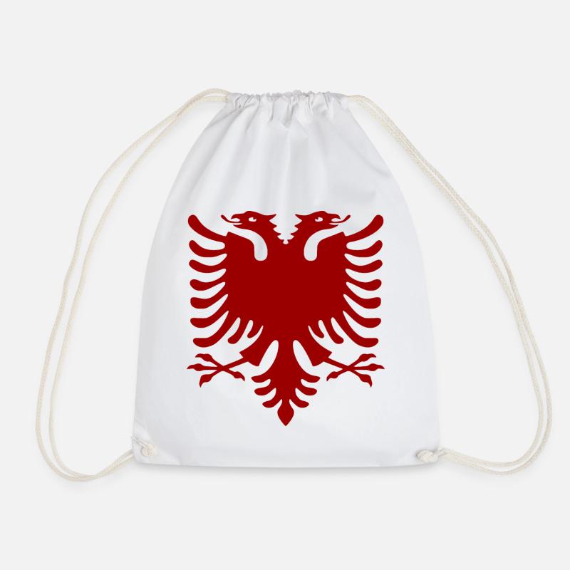Albanischer Adler - Turnbeutel - Weiß