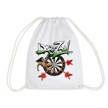 Héros des fléchettes de la jungle - Sac de sport léger - blanc - Devant