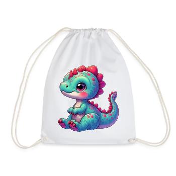 Dinosaure - Sac de sport léger - blanc - Devant