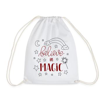 croire en la magie - Sac de sport léger - blanc - Devant