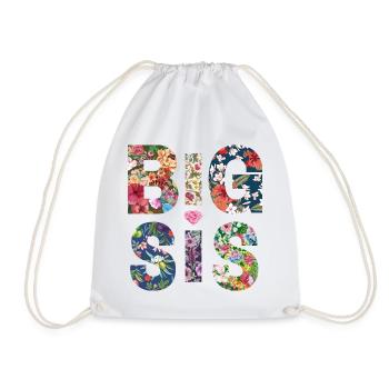 BIG SIS - Sister - Big Sister - Partner Look - Drawstring Bag - white - Front