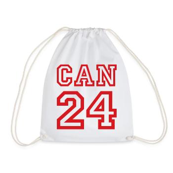 Canada Kanada - Turnbeutel - Weiß - Vorne