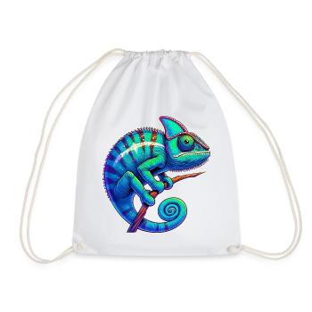 Caméléon - Sac de sport léger - blanc - Devant