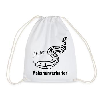 Aaleinunterhalter - Turnbeutel - Weiß - Vorne