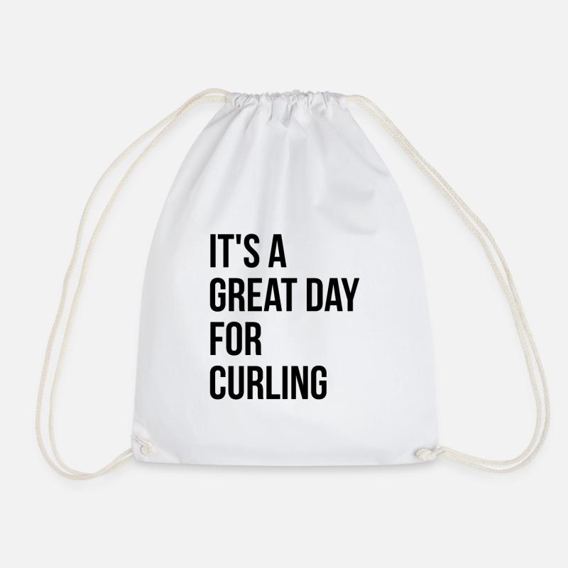 Curling - Turnbeutel - Weiß