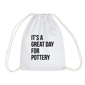 Poterie Poterie Poterie - Sac de sport léger - blanc - Devant
