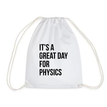 Physics - Drawstring Bag - white - Front