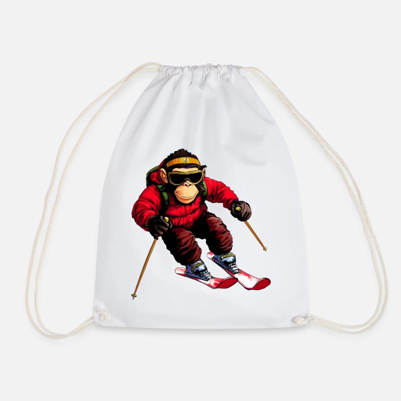 Singe de ski - Sac de sport léger - blanc