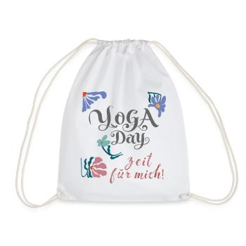 Yoga Day  - Turnbeutel - Weiß - Vorne