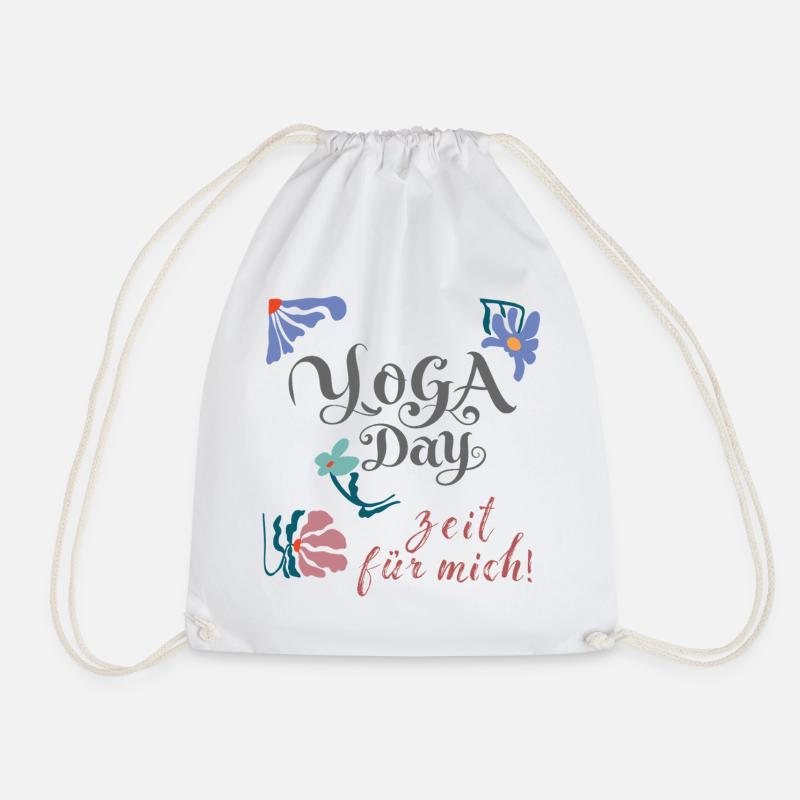 Yoga Day - Turnbeutel - Weiß