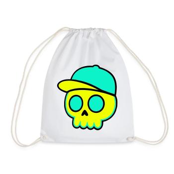 Casquette fluo Streetwear - Sac de sport léger - blanc - Devant