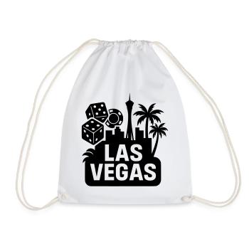 las vegas nevada USA - Turnbeutel - Weiß - Vorne
