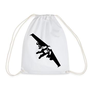 Jetman - Turnbeutel - Weiß - Vorne