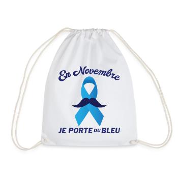 Prostate Cancer Awareness Month - Drawstring Bag - white - Front