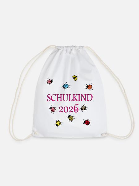 stolzes Schulkind - Turnbeutel - Weiß